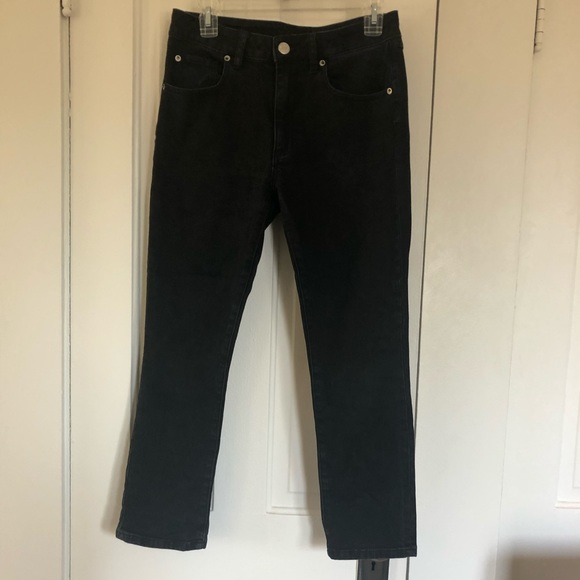 BDG drainpipe high rise cropped black jeans - Picture 3 of 7